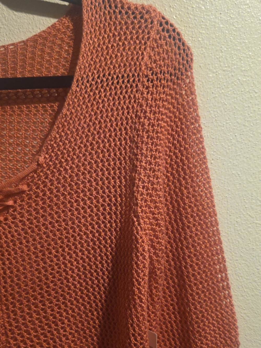 NWT Southern Lady Open Weave Top - Picture 3 of 9